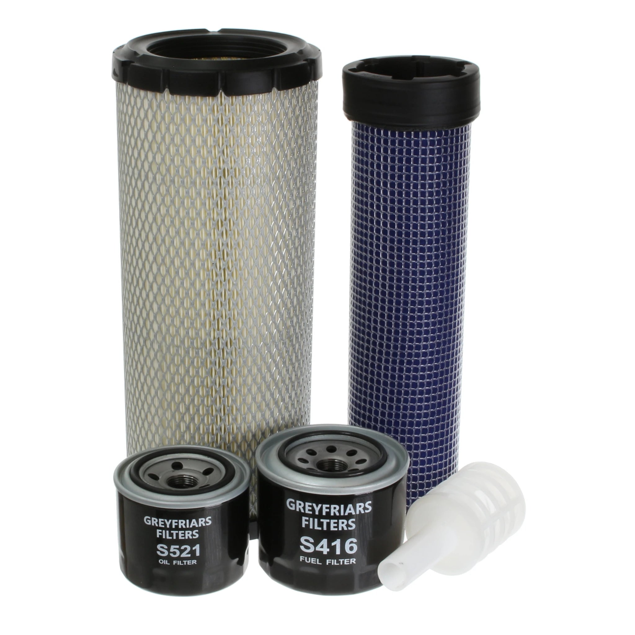 Filter Service Kit for Yanmar VIO 75 CR/VCR Mini Excavator | Engine: Y ...