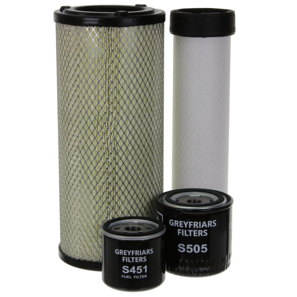 Filter Service Kit for Ausa D 300 AMG Mini Dumper | Engine: Kubota V 2203 M EU4 | Years: 1/2006 Onwards