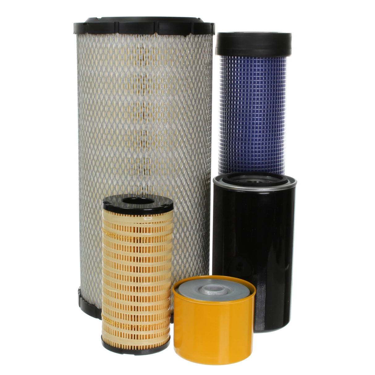 Filter Service Kit for Ausa RC 3 Backhoe Loader | Engine: Perkins 1104C-44T Diesel (100HP/74KW) | Years: 1/2008 Onwards