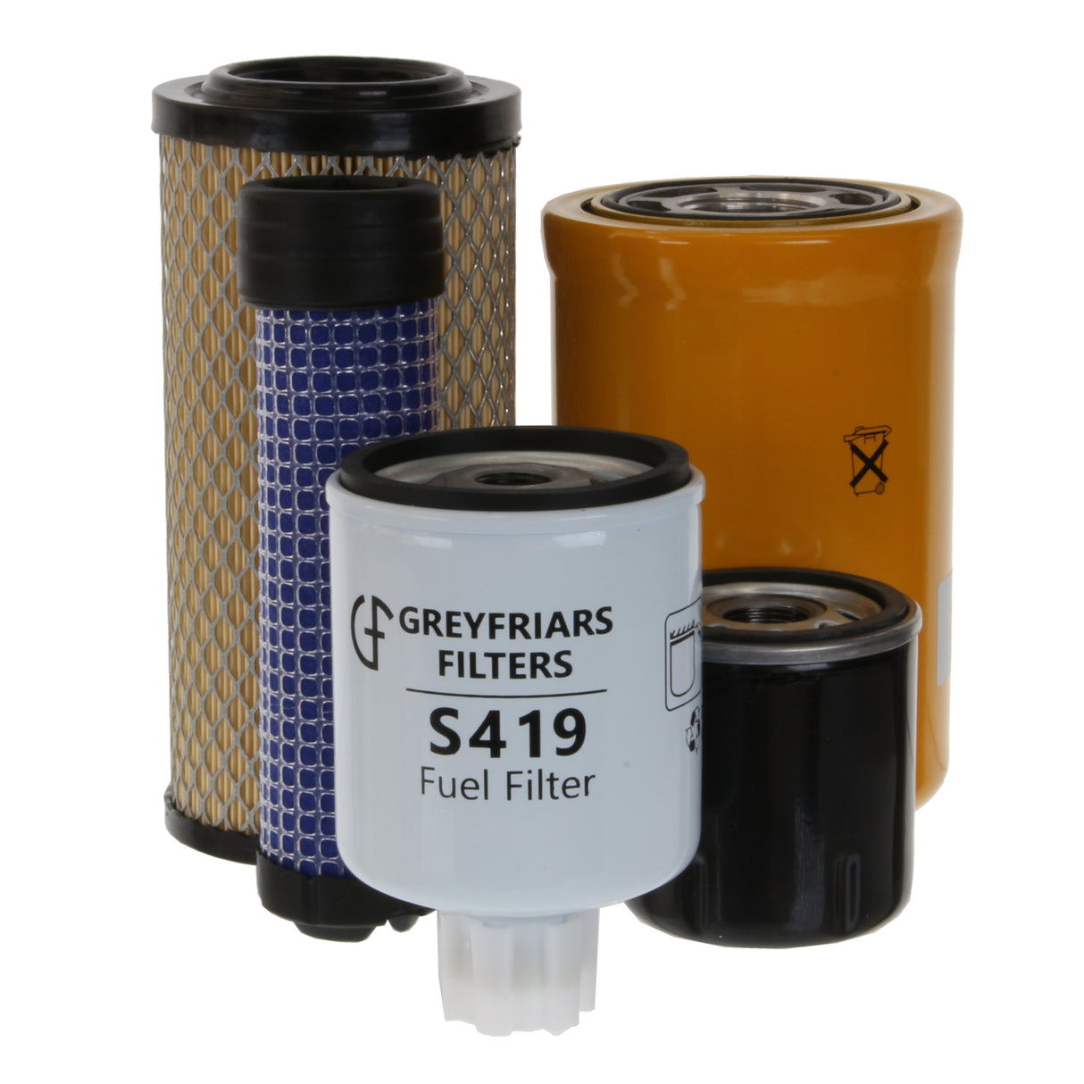 Filter Service Kit for Bobcat 463 Mini Loader | Engine: Kubota D 722 | Years: 1/2001 Onwards | Serial No's: 11001 Onwards