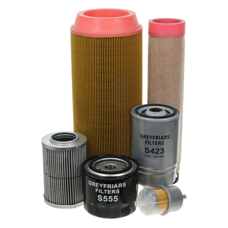 Filter Service Kit for Bomag BW 100 AC-4 Compactor | Engine: Kubota D1703-M Diesel | Serial No's: 101880171001 - 101880179999