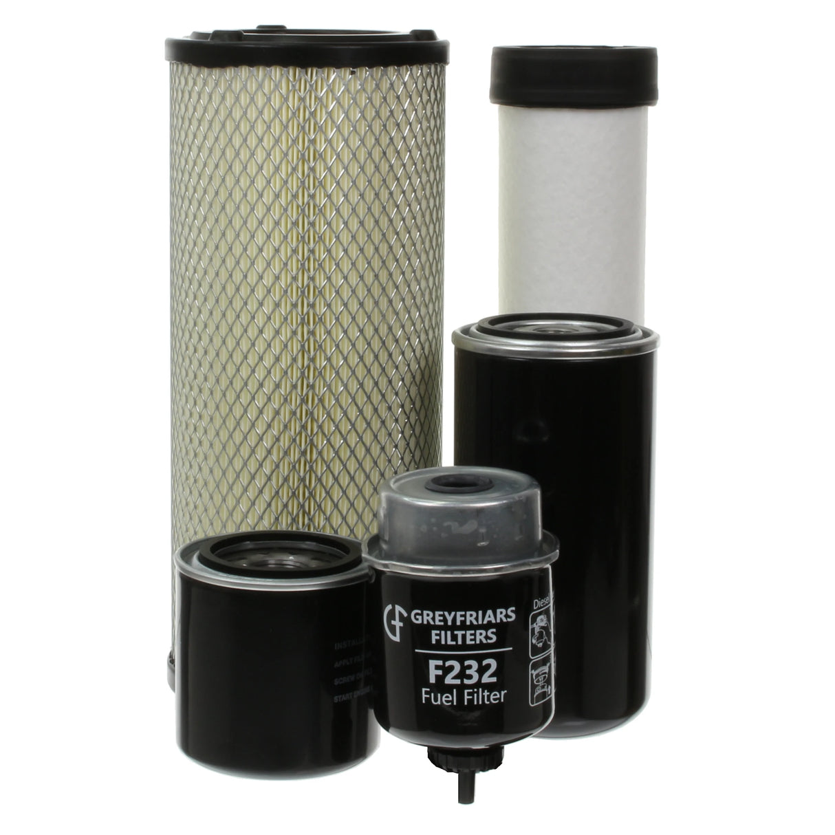 Filter Service Kit for Case 121 F Charger | Engine: Fpt F5C | Years: 01/2014 Onwards