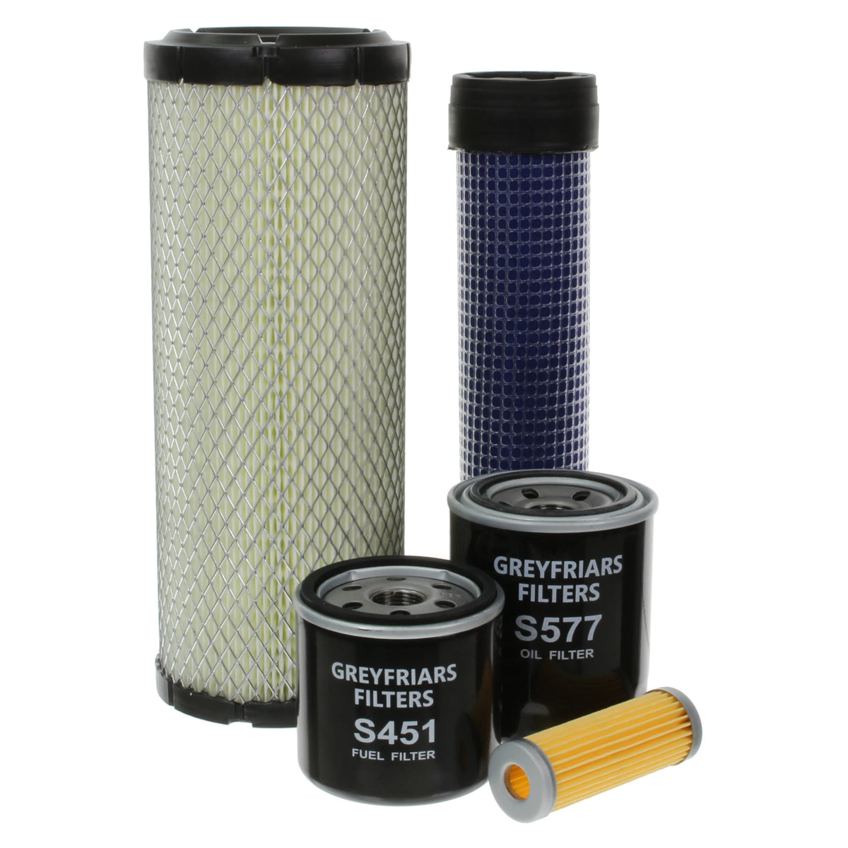 Filter Service Kit for Case CX 26 C Mini Excavator | Engine: Kubota D ...