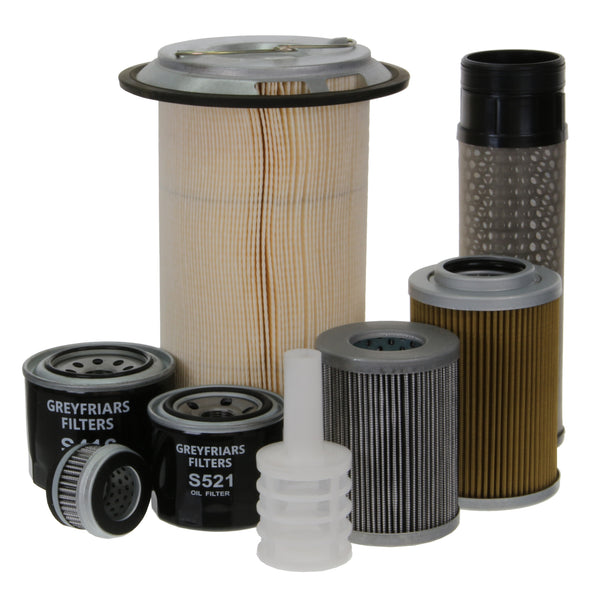 Filter Service Kit for Case CX 55 B Mini Excavator | Engine: Yanmar 4TNV88-XYB