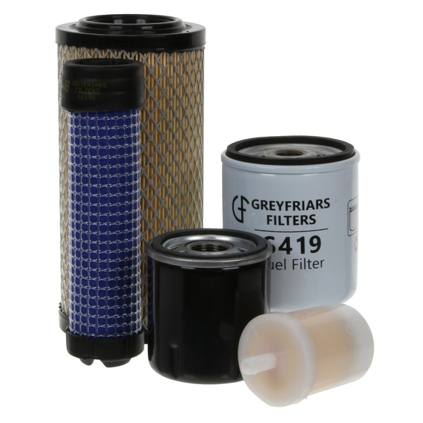 Filter Service Kit for Doosan Daewoo DX 19 Mini Excavator | Engine: Kubota D 722 | Years: 1/2017 Onwards