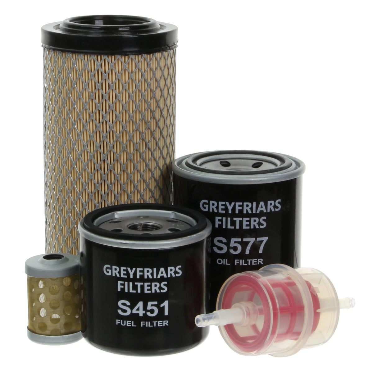 Filter Service Kit for Doosan Daewoo R 1130 F Light Tower | Engine: Kubota D1105 | Years: 1/2014 Onwards