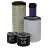 Filter Service Kit for Doosan Daewoo SOLAR 035 PLUS Mini Excavator Serial No's: 20591 Onwards