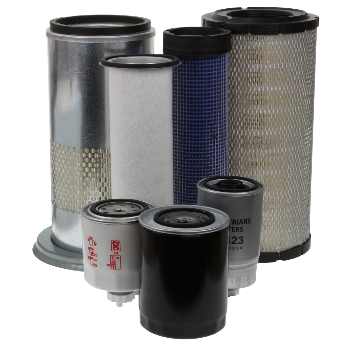 Filter Service Kit for Fiat TL 90 Tractor | Engine: Cnh 8045.25.375 Diesel (89HP/66KW) | Years: 1/1998 - 12/2004