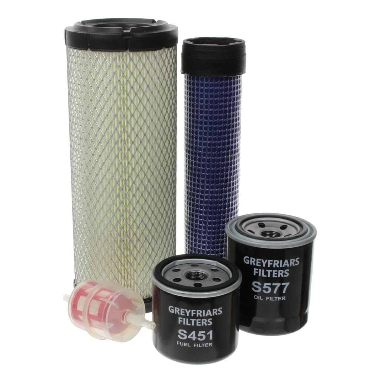 Filter Service Kit for Towerlight VT 1 SUPER LIGHT Light Tower | Engine: Kubota D 1105-EU2 | Years: 1/2010 Onwards