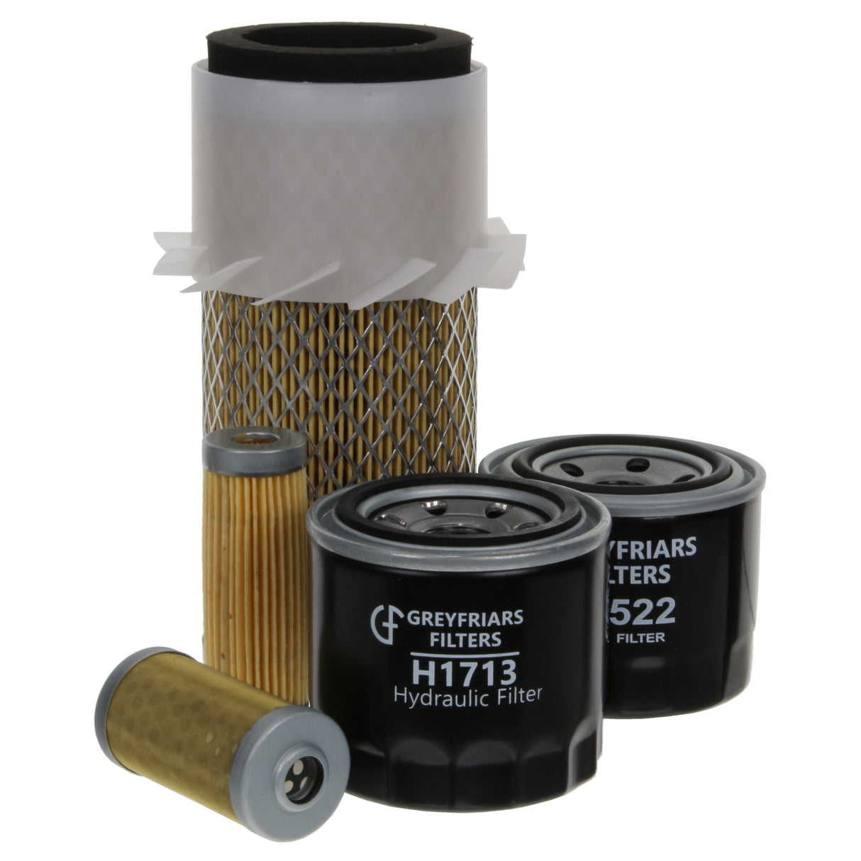 Filter Service Kit for Hanix H 08 B Mini Excavator | Engine: Kubota D 722 BH