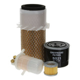 Filter Service Kit for Hanix SB 15 Mini Excavator | Engine: Mitsubishi