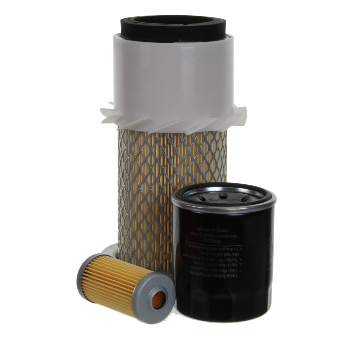 Filter Service Kit for Hitachi EX 12 Mini Excavator | Engine: Isuzu 3 KZ