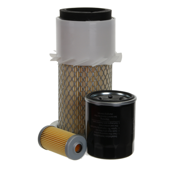 Filter Service Kit for Hitachi EX 12 Mini Excavator | Engine: Isuzu 3 KZ