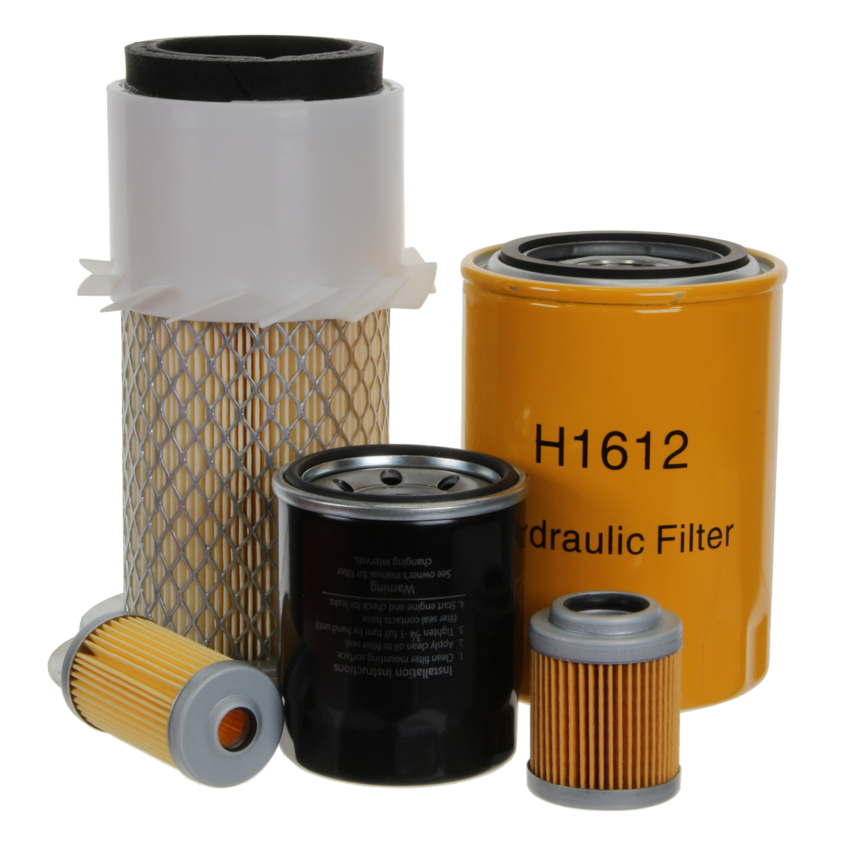 Filter Service Kit for Hitachi EX 12 Mini Excavator | Engine: Isuzu 3 KZ