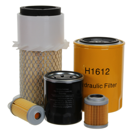 Filter Service Kit for Hitachi EX 12 Mini Excavator | Engine: Isuzu 3 KZ