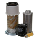 Filter Service Kit for Hitachi EX 30-2 Excavator | Engine: Kubota D 1505 | Years: 1/2003 Onwards