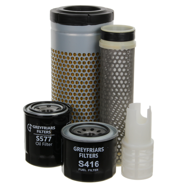 Filter Service Kit for Hitachi ZX 48 U-5A CLP ZAXIS Mini Excavator | Engine: Yanmar 4TNV88 | Years: 1/2016 Onwards