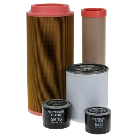 Filter Service Kit for Ingersoll Rand W 902 Compressor | Engine: Yanmar 7 YDXL2