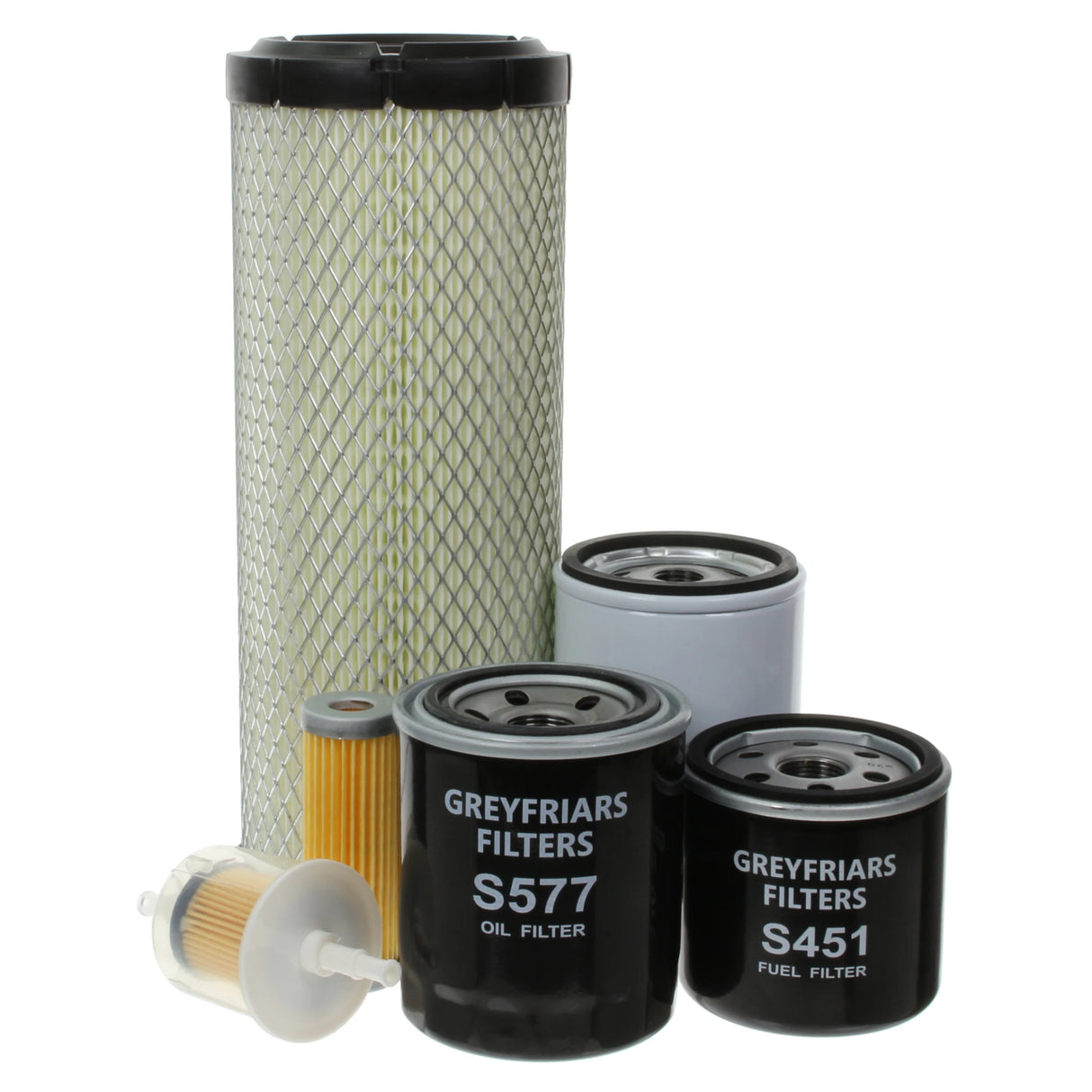 Filter Service Kit for Jacobsen FAIRWAY 405 Lawnmower | Engine: Kubota V 1505 E | Serial No's: CH Onwards