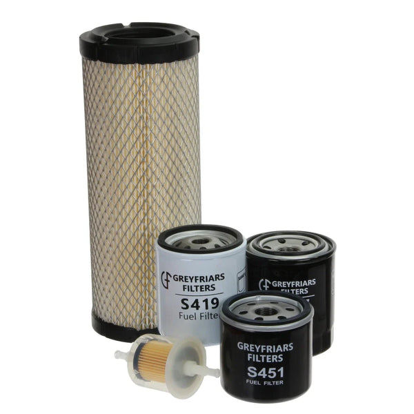 Filter Service Kit for Jacobsen HIGHWAY 2130 Lawnmower | Engine: Kubota