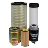 Filter Service Kit for JCB 85 Z OPTIMUM Mini Excavator | Engine: Kohler KDI 2504 TCR | Years: 01/2015 Onwards