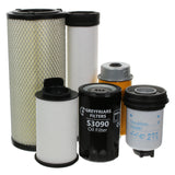 Filter Service Kit for JCB 325 T Mini Loader | Engine: JCB TCAE-55 Diesel (74HP/55KW) | Years: 01/2017 - 01/2019