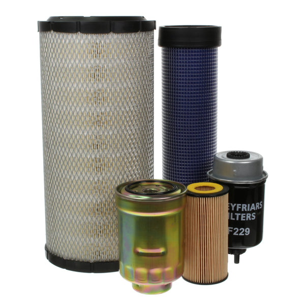 Filter Service Kit for JCB 525-60 AGRI PLUS Telehandler | Engine: Kohler HKHXL2.48TCR Diesel (76HP/56KW) | Years: 01/2018 Onwards
