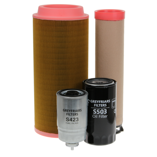 Filter Service Kit for JCB 532-120 TURBO Telehandler | Engine: Perkins 1004.4 TURBO | Years: 01/2000 Onwards