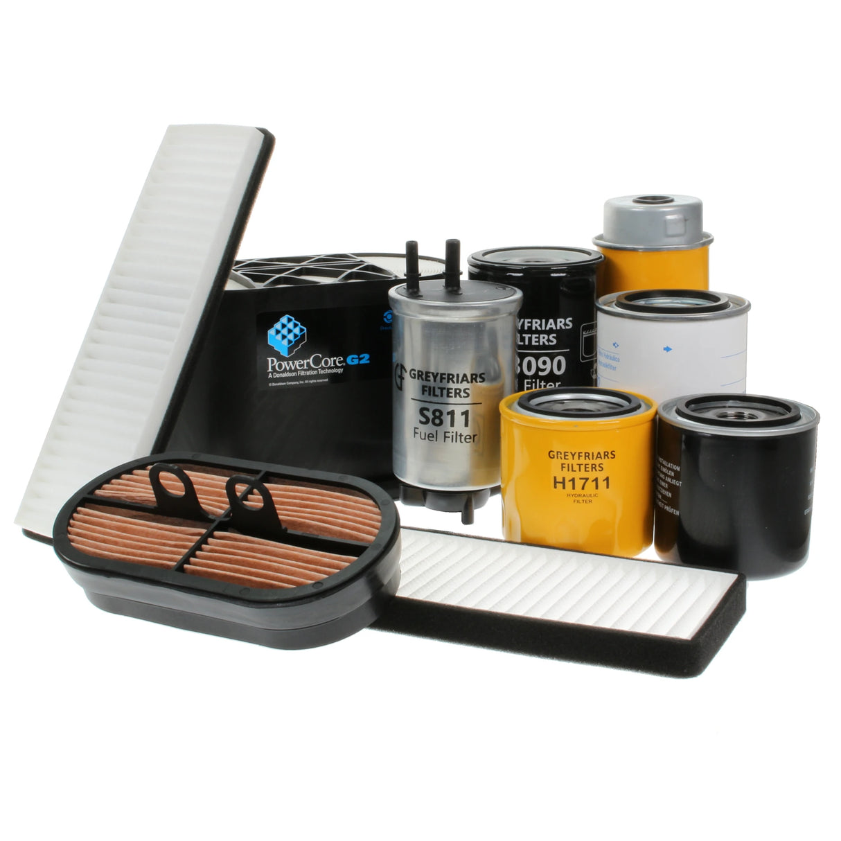 Filter Service Kit for JCB 531-70 AGRI Telehandler | Engine: JCB 444TA4-81L1 | Years: 01/2015 Onwards