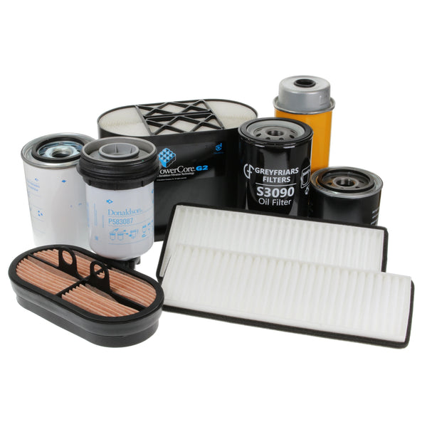 Filter Service Kit for JCB 540-140 Telehandler | Engine: JCB 444TA4I-81L1 | Years: 01/2017 Onwards