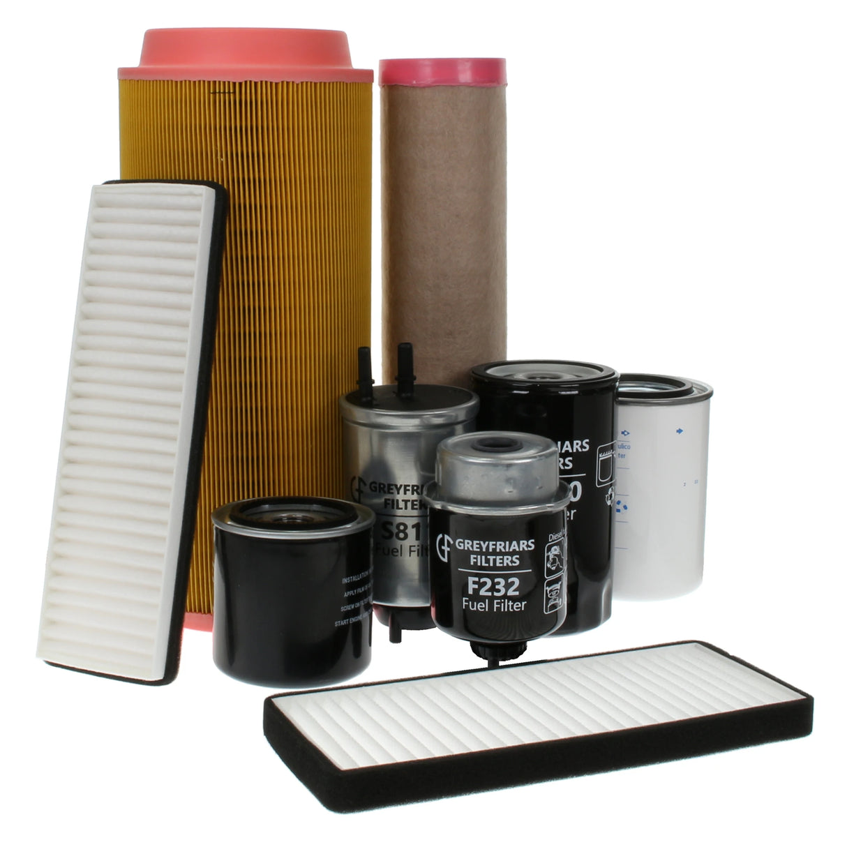 Filter Service Kit for JCB 535-140 HIVIZ Telehandler | Engine: JCB TC63 | Years: 01/2010 Onwards