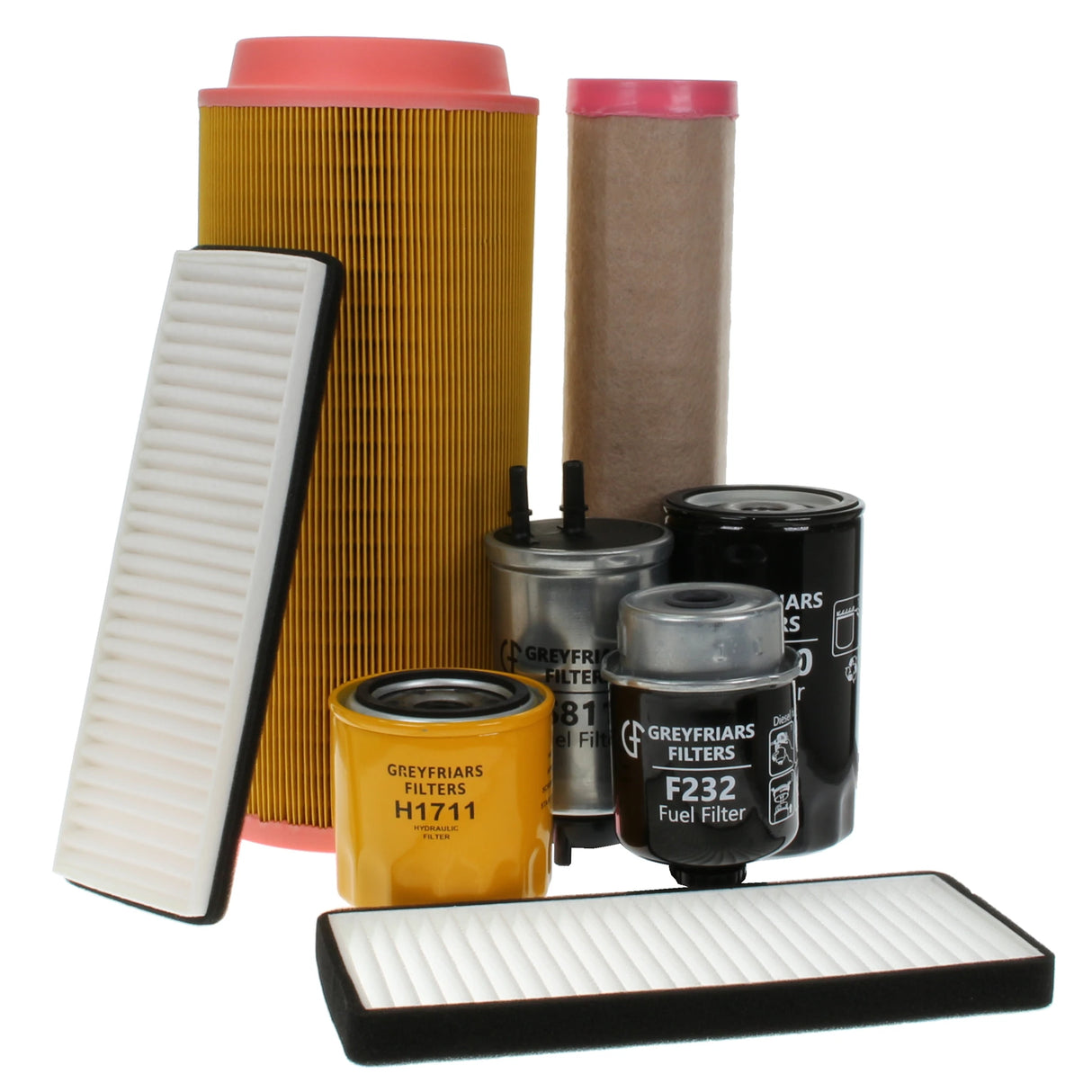 Filter Service Kit for JCB 535-140 Telehandler | Engine: JCB TCA74 | Years: 01/2010 Onwards