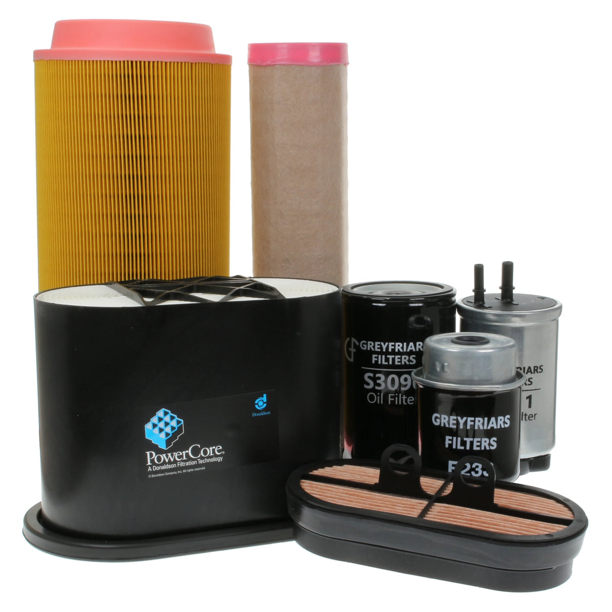 Filter Service Kit for JCB 540-170 Telehandler | Engine: JCB 444T2 | Years: 01/2006 Onwards