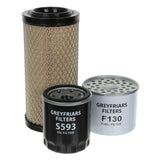 Filter Service Kit for JCB 8008 MICRO Excavator | Engine: Perkins 403C-07 | Years: 01/2007 Onwards