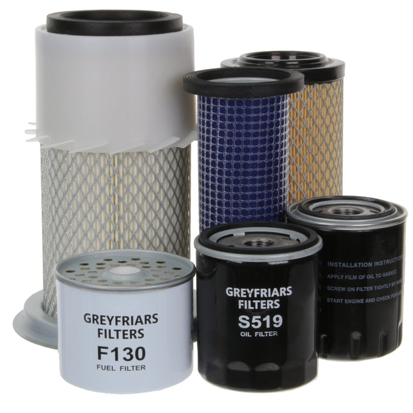 Filter Service Kit for JCB 801.5 Mini Excavator | Engine: Perkins 103.10 KD