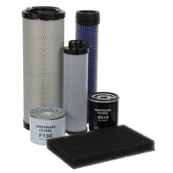 Filter Service Kit for JCB 8032 ZTS Mini Excavator | Engine: Perkins