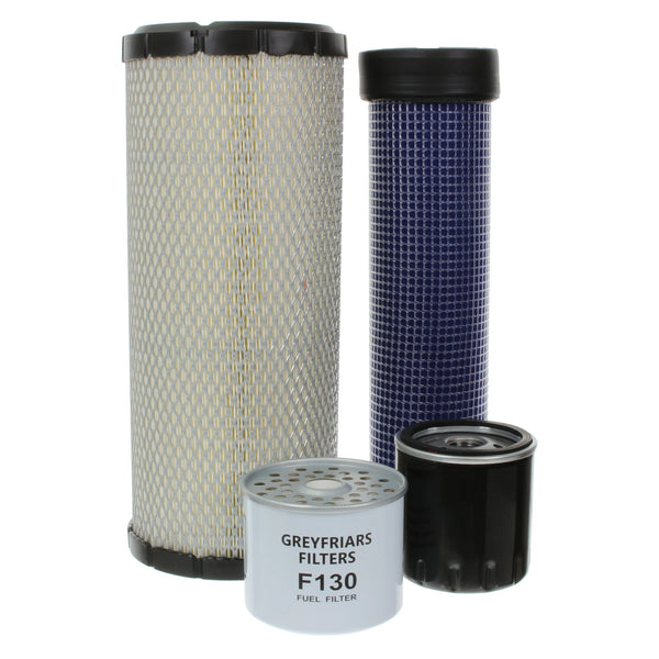 Filter Service Kit for JCB ROBOT 135 ECO Mini Loader | Engine: Perkins GN71076N | Years: 01/2015 Onwards