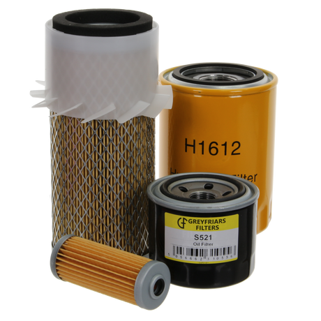 Filter Service Kit for Kobelco SK 014 Mini Excavator | Engine: Yanmar 3 TNA 72
