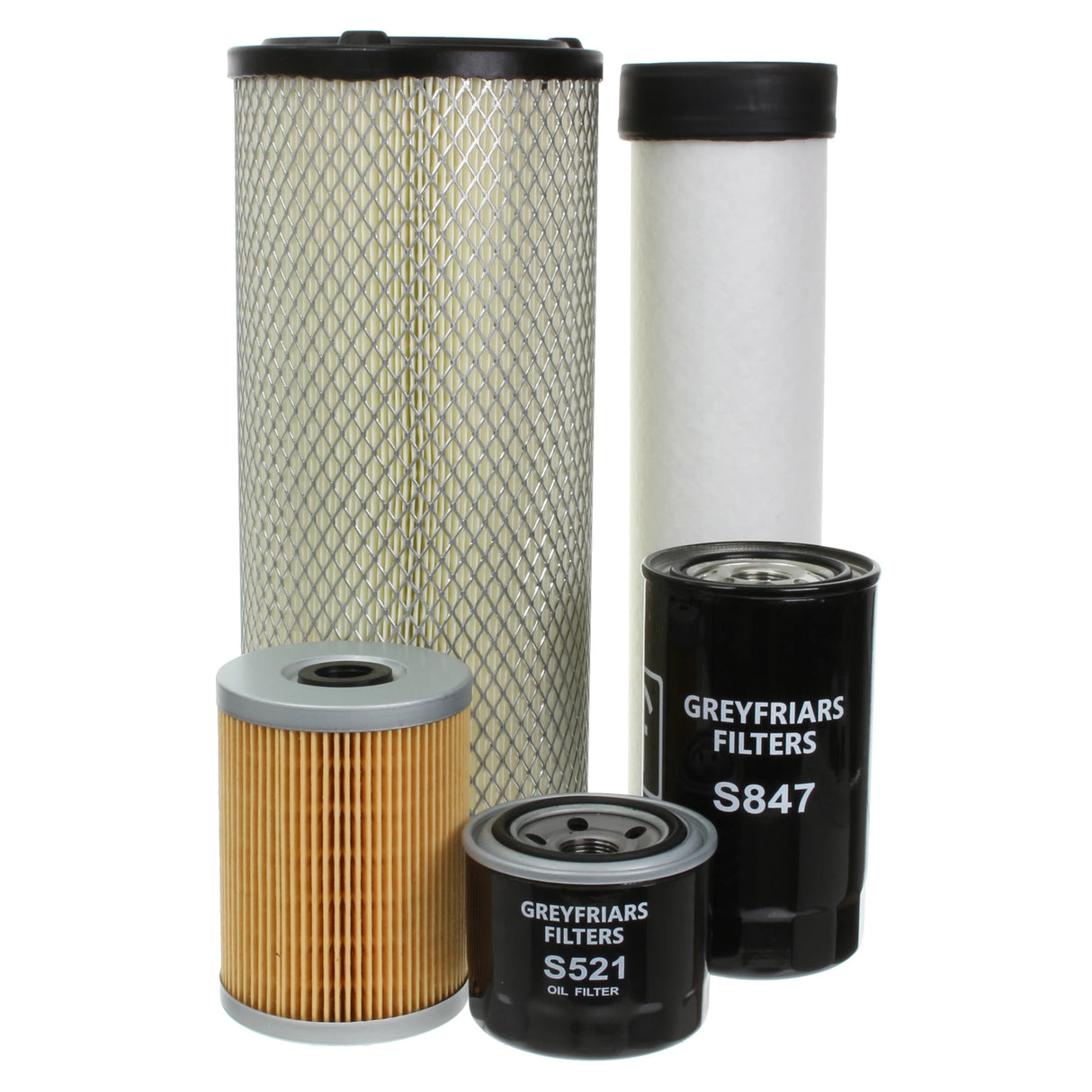 Filter Service Kit for Komatsu PC 80 MR-5S0 Mini Excavator (8T) | Engine: Yanmar 4TNV98C-S Diesel (62HP/46KW) | Years: 1/2019 Onwards | Serial No's: F70000 Onwards