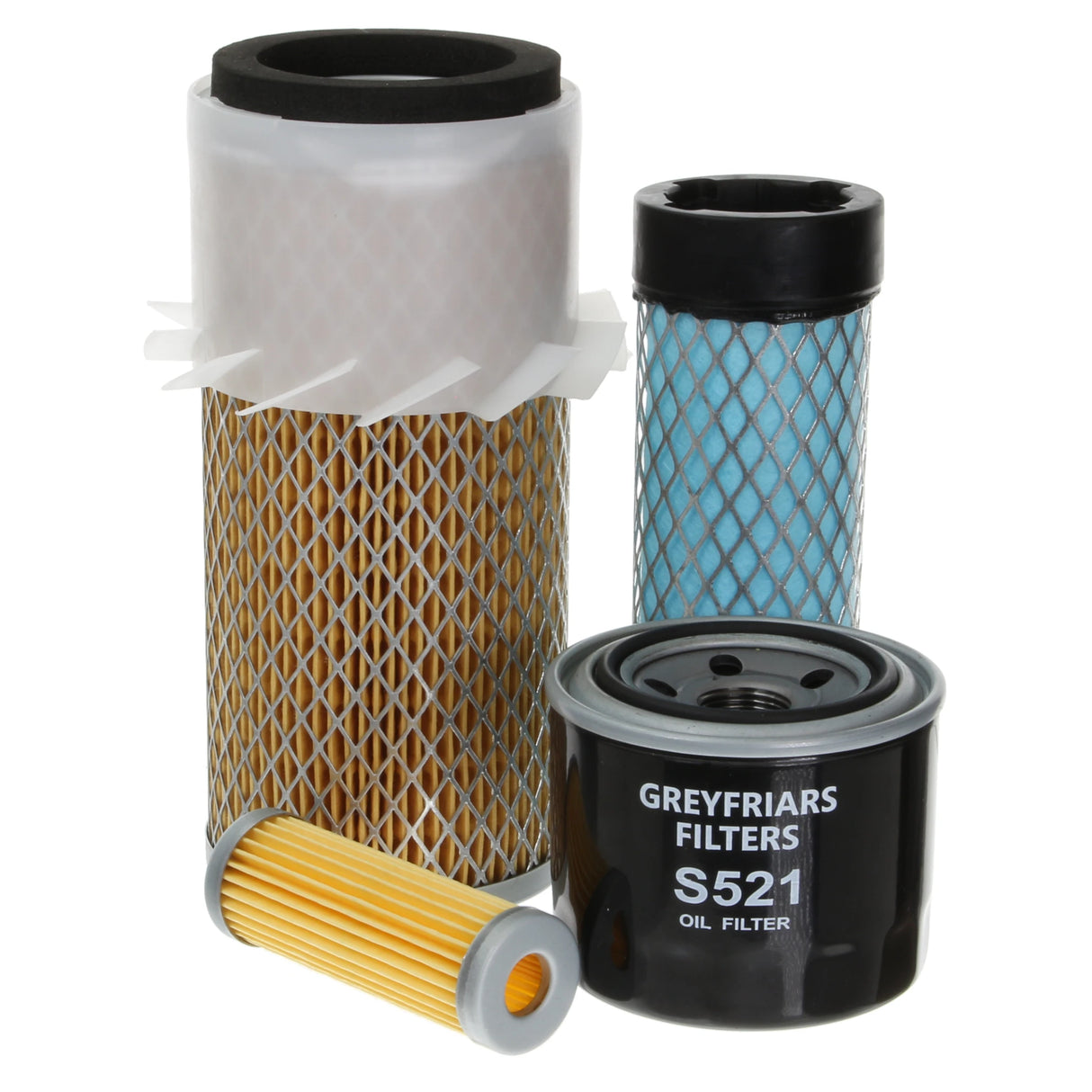 Filter Service Kit for Kubota B 1700 D HST Tractor | Engine: Kubota D905-D10