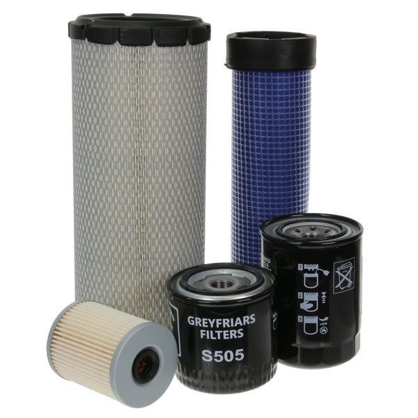 Filter Service Kit for Kubota KX 060-5 Mini Excavator (5.6T) | Engine: Kubota V2607-CR-EW5