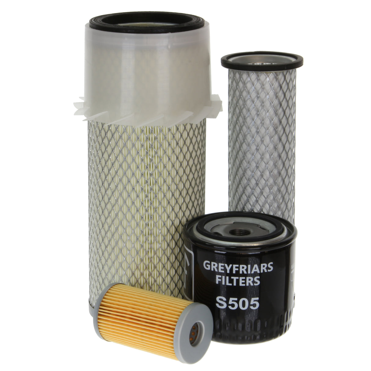 Filter Service Kit for Kubota L 2550 F Tractor | Engine: Kubota D 1402-DI-A