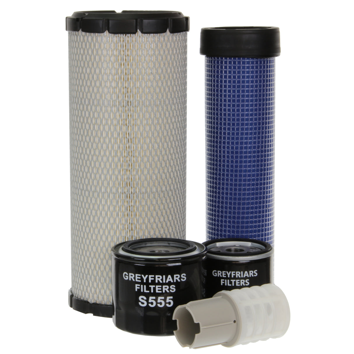 Filter Service Kit for Kubota U 55-4 Mini Excavator | Engine: Kubota V2607 | Years: 01/2016 Onwards