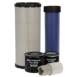 Filter Service Kit for Kubota U 55-4 Mini Excavator | Engine: Kubota V2607 | Years: 01/2016 Onwards