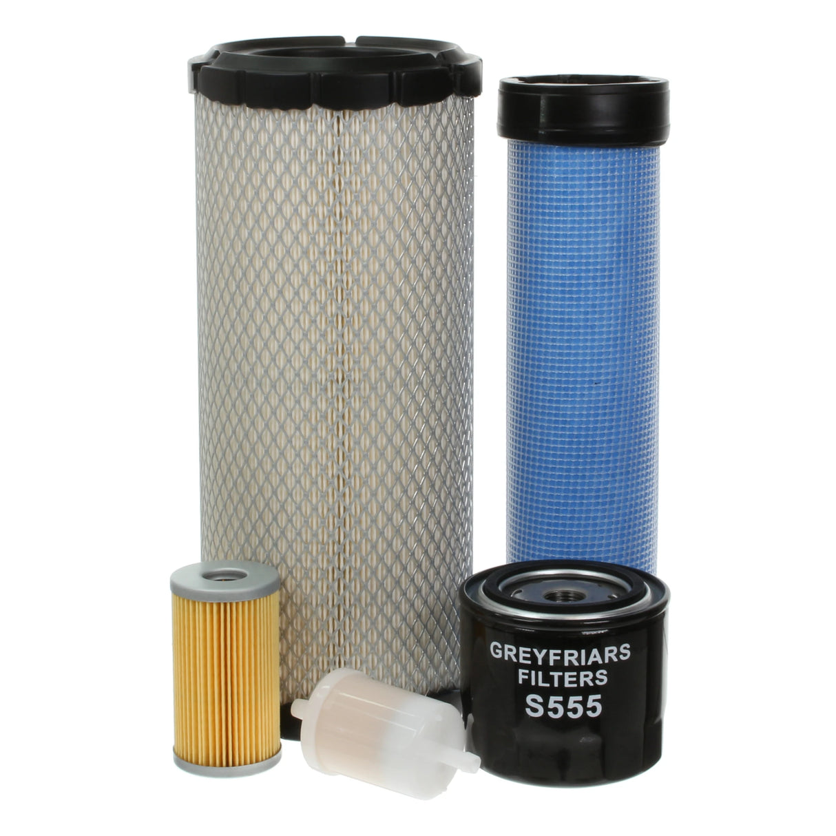 Filter Service Kit for Manitou MSI 25 D Series 2-E3 Forklift | Engine: Kubota V2403 T | Years: 1/2014 Onwards