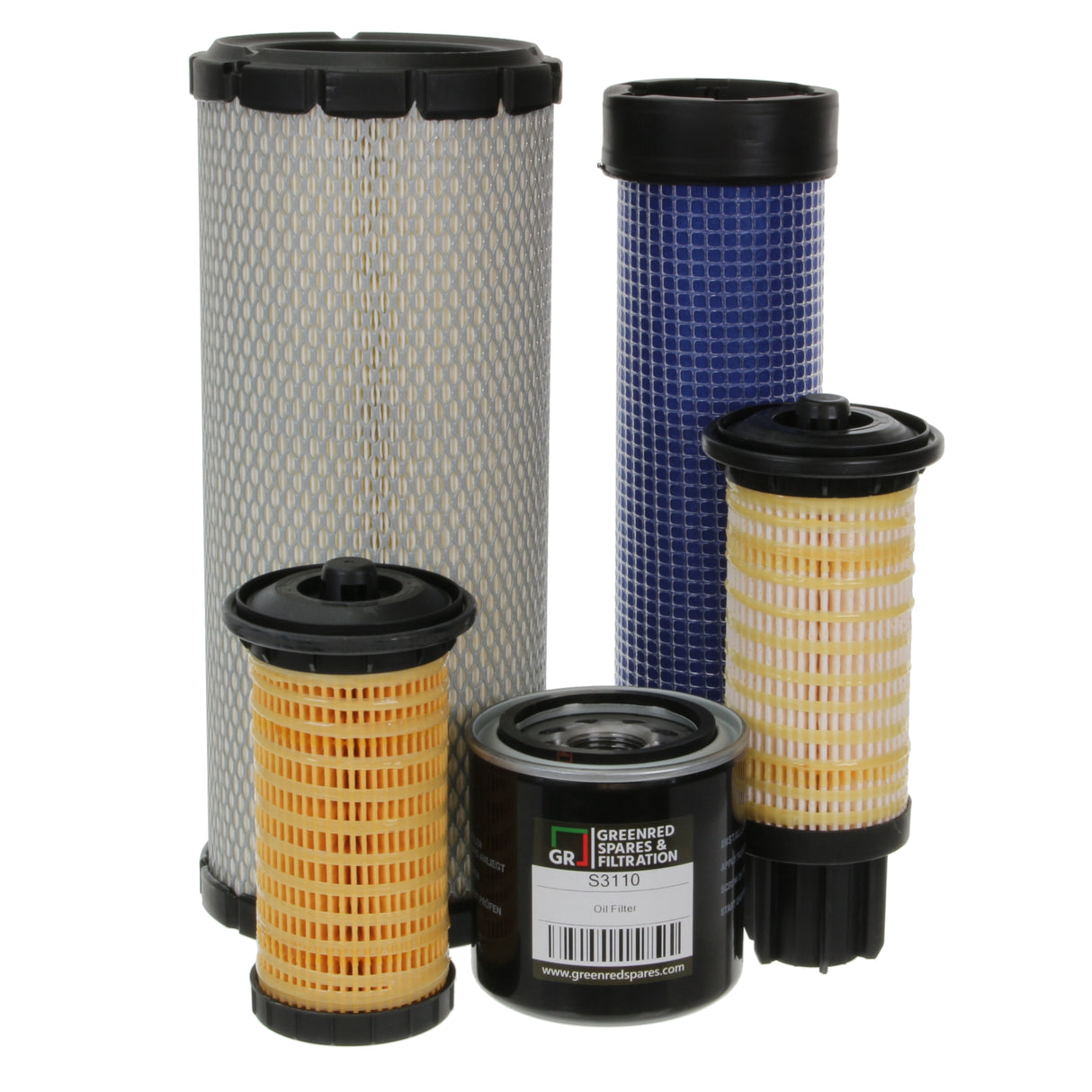 Filter Service Kit for Manitou M 30-4 ST3B Forklift | Engine: Perkins 854E-E34TA | Years: 1/2015 Onwards