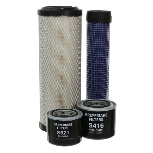 Filter Service Kit for New Holland T 3040 Tractor | Engine: Yanmar 4TNV84T Diesel (54HP/40KW) | Years: 1/2008 Onwards