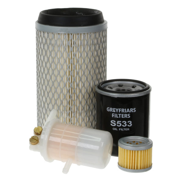 Filter Service Kit for Pel Job LS 386 Mini Excavator | Engine: Mitsubishi
