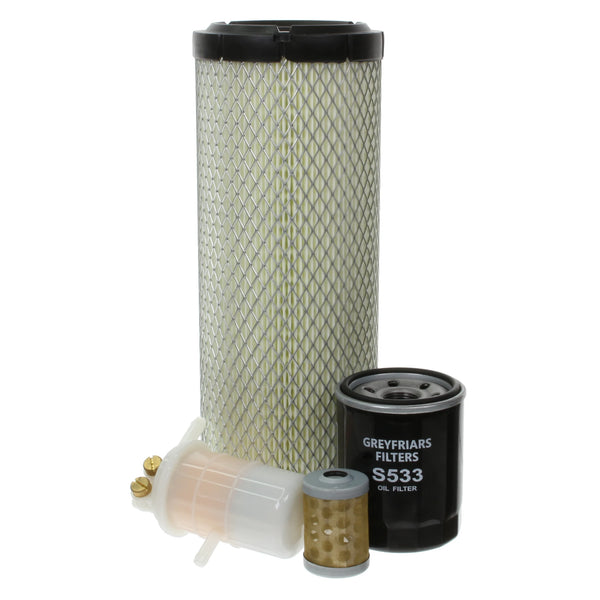 Filter Service Kit for Pel Job EC 25 Mini Excavator | Engine: Mitsubishi S 3 L 2