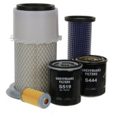 Filter Service Kit for Pel Job ES 515 Mini Loader | Engine: Perkins